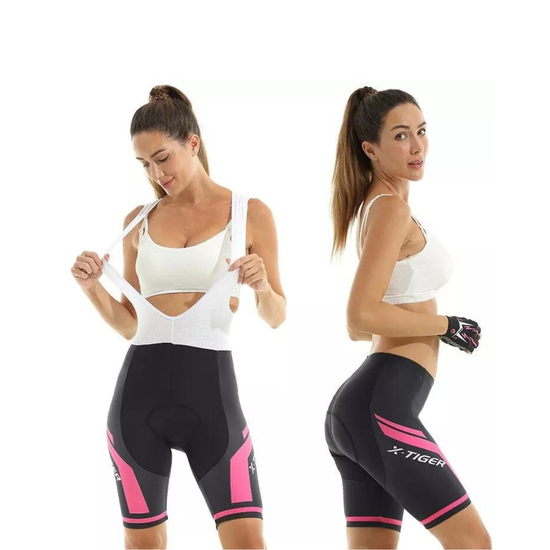 Pantalon de cyclisme pour dames - Cuissard rembourré en 3D