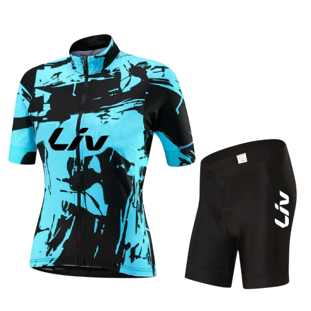 Set vélo femme – manches courtes