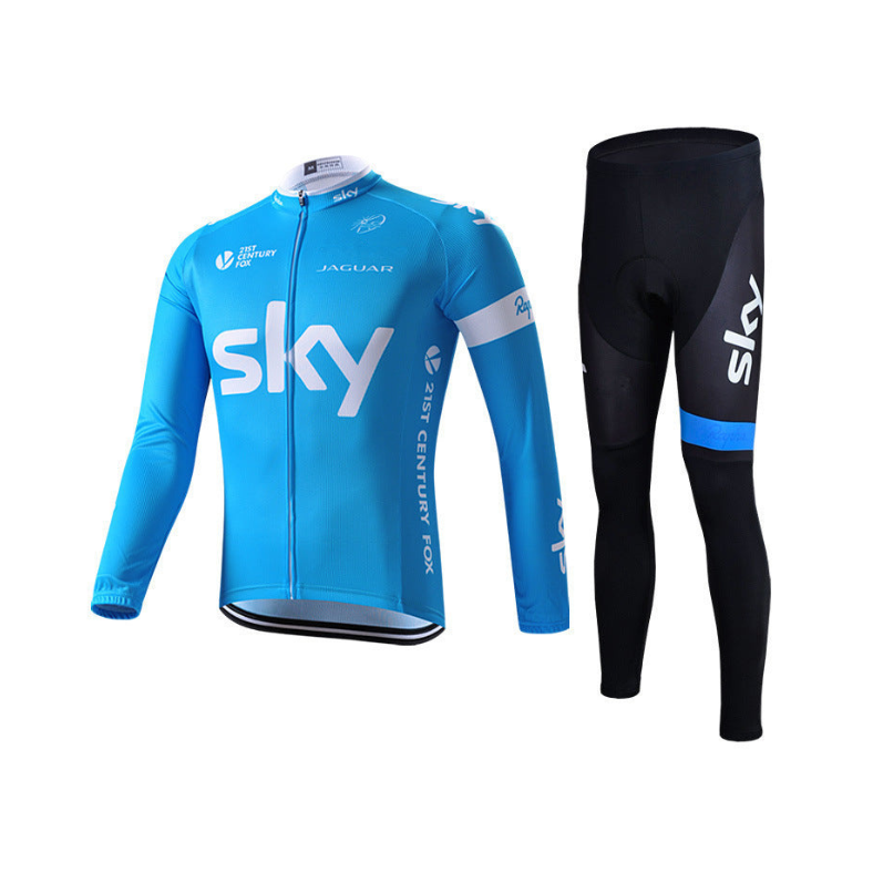 Tenue cycliste pro à manches longues