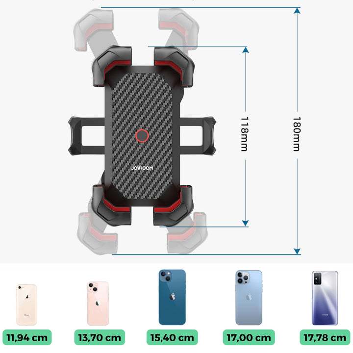 Support de téléphone vélo 360° SmartBike – compatible tous smartphones