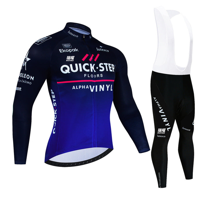 Quick Step – Maillot cyclisme pro manches longues