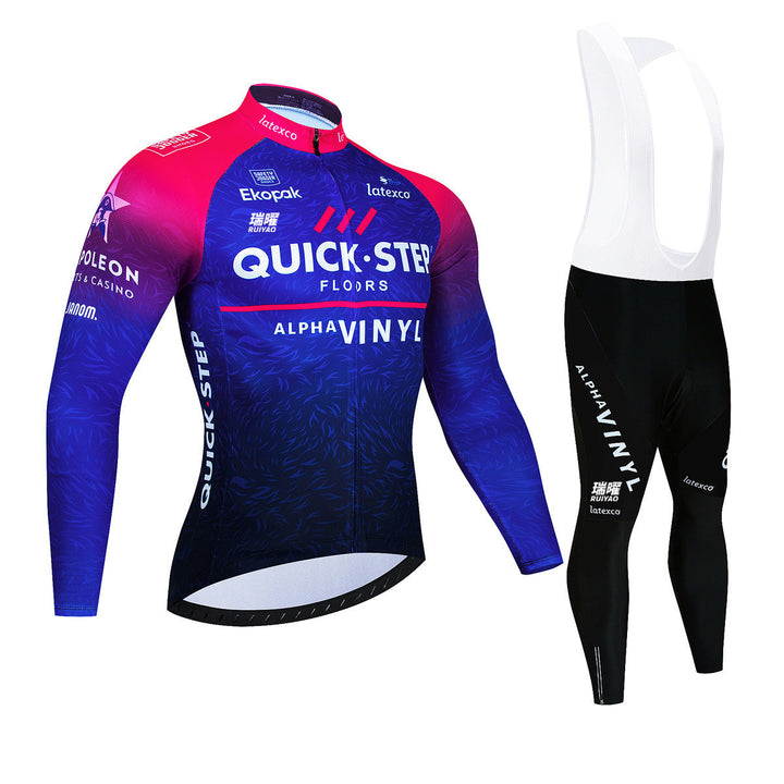 Quick Step – Maillot cyclisme pro manches longues