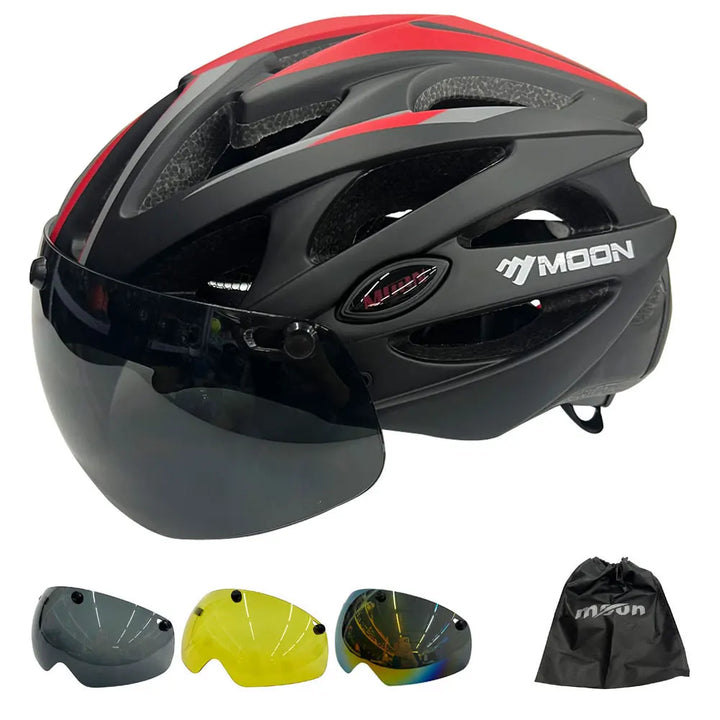 Moon – Casque vélo PRO avec visière intégrée