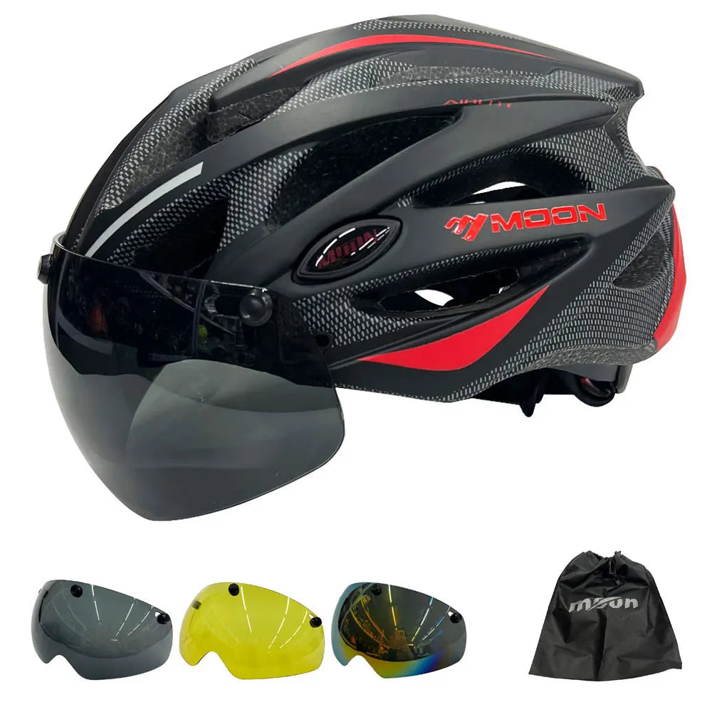 Moon – Casque vélo PRO avec visière intégrée